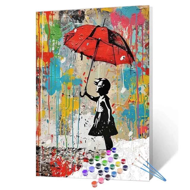 tucocoo-paint-by-numbers-red-umbrella-malen-nach-zahlen-40x50 image 1