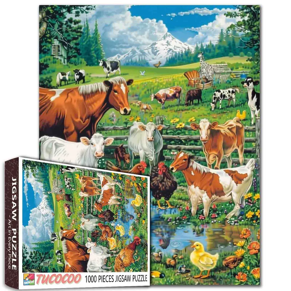 tucocoo-farm-animals-puzzle-1000-teile image 1