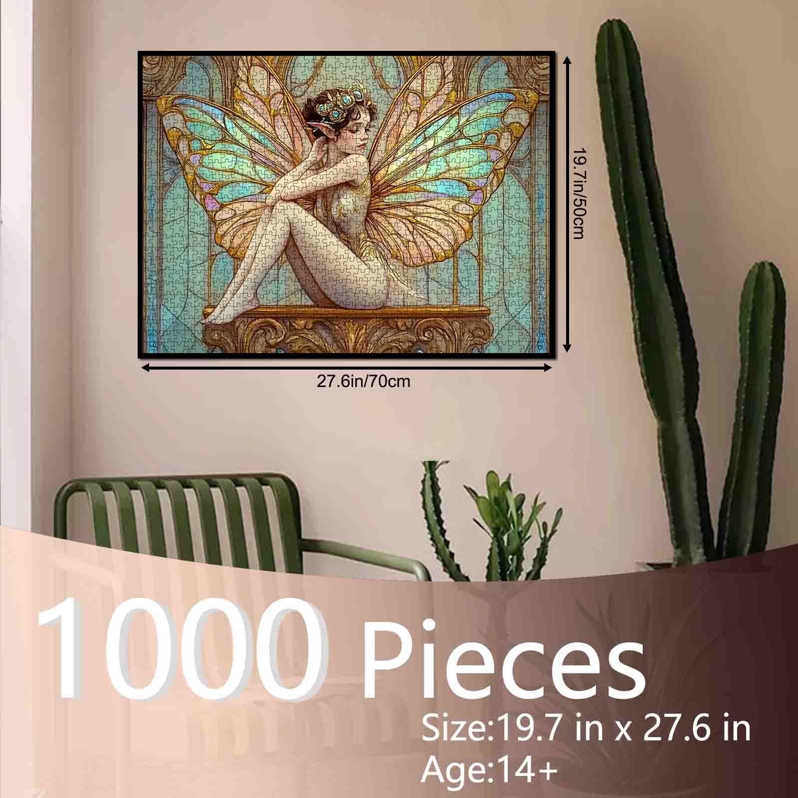 tucocoo-golden-winged-fairy-puzzle-1000-teile-fee-goldfl-gel image 5