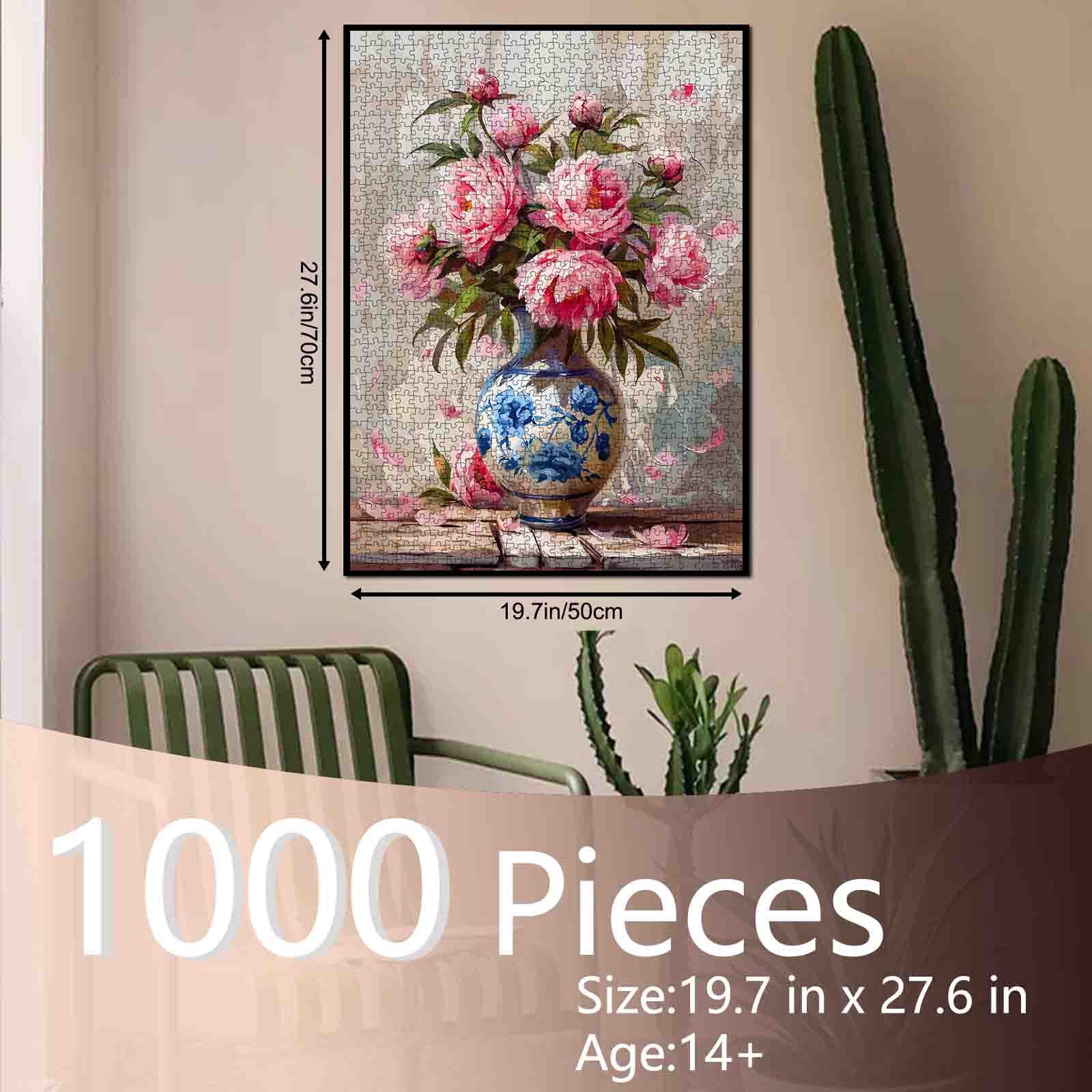 tucocoo-pink-blossom-bouquet-puzzle-1000-teile-blumen image 5