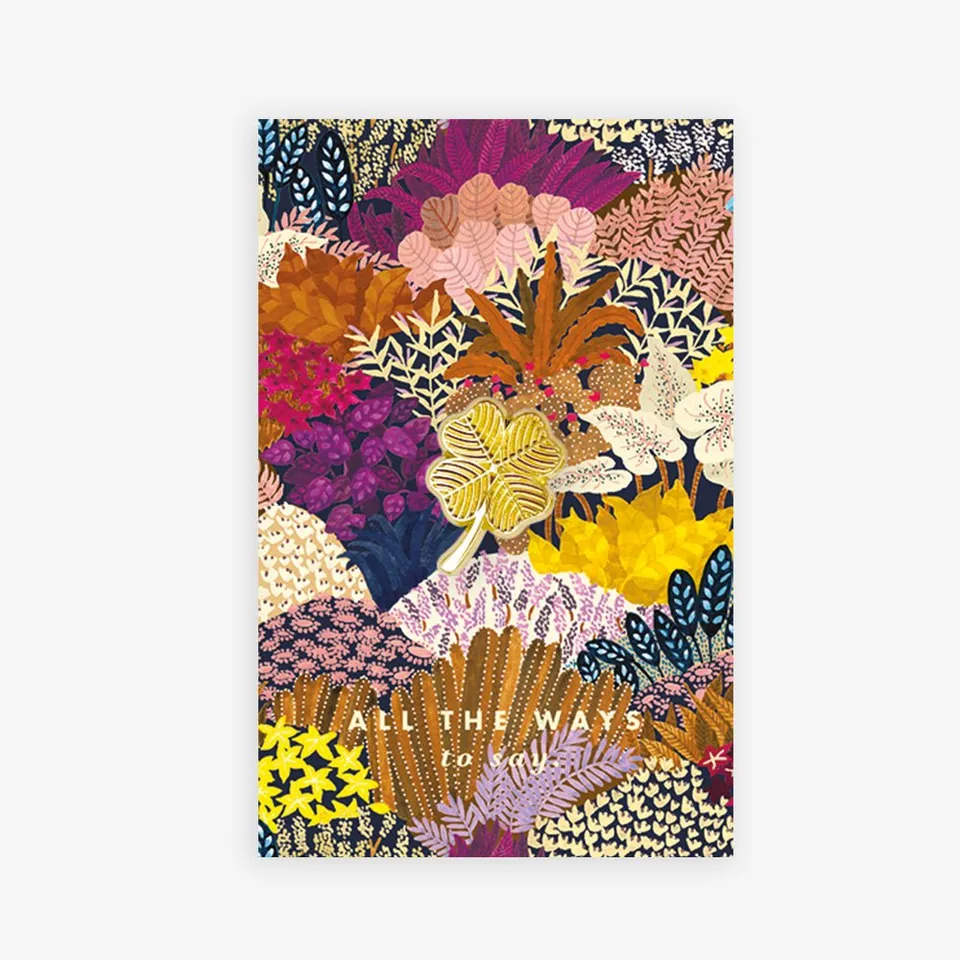 all-the-ways-to-say-pins-lucky-clover-emaille-pin-kleeblatt image 1