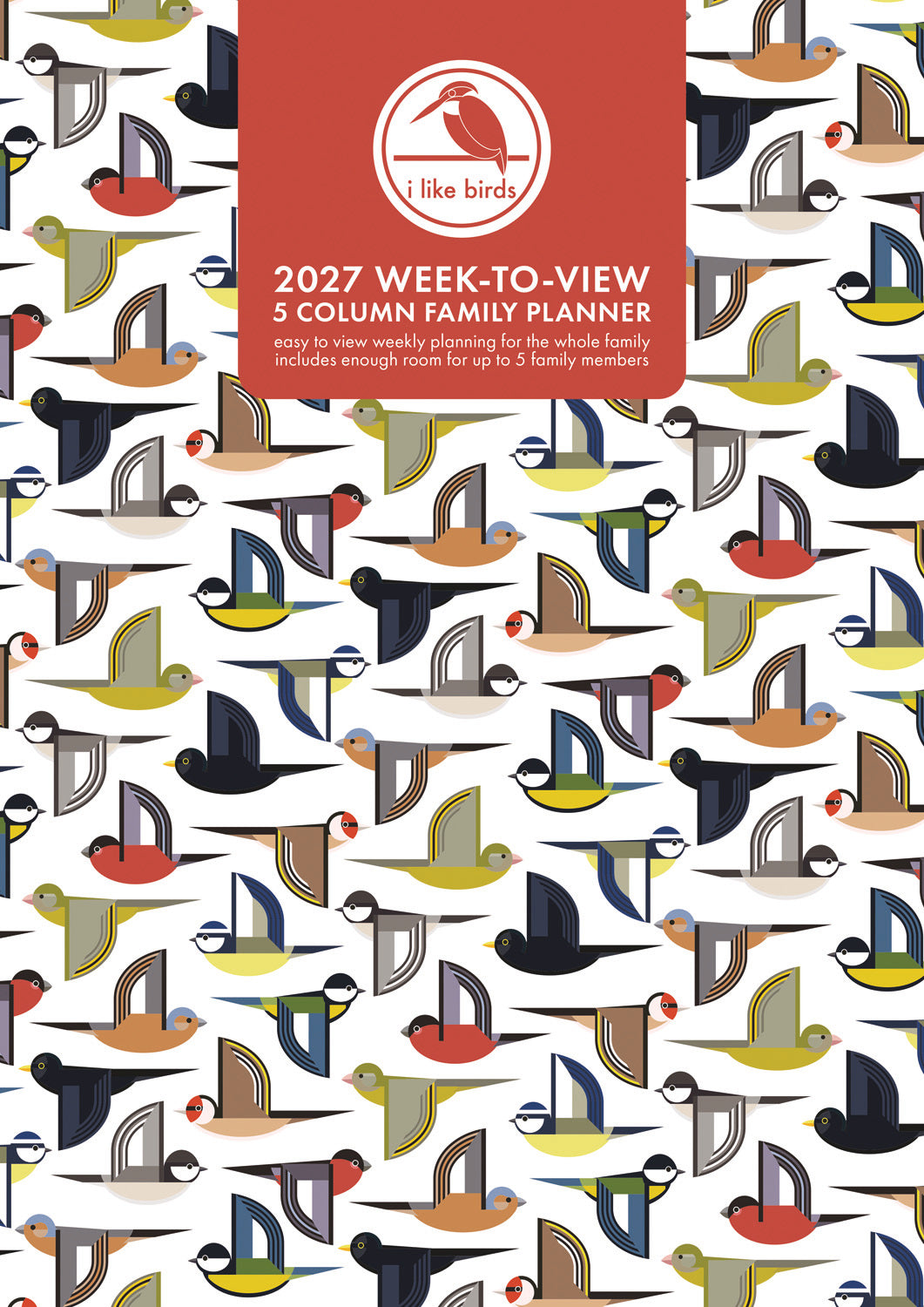 otter-house-i-like-birds-familienplaner-a3-kalender-2027 image 1