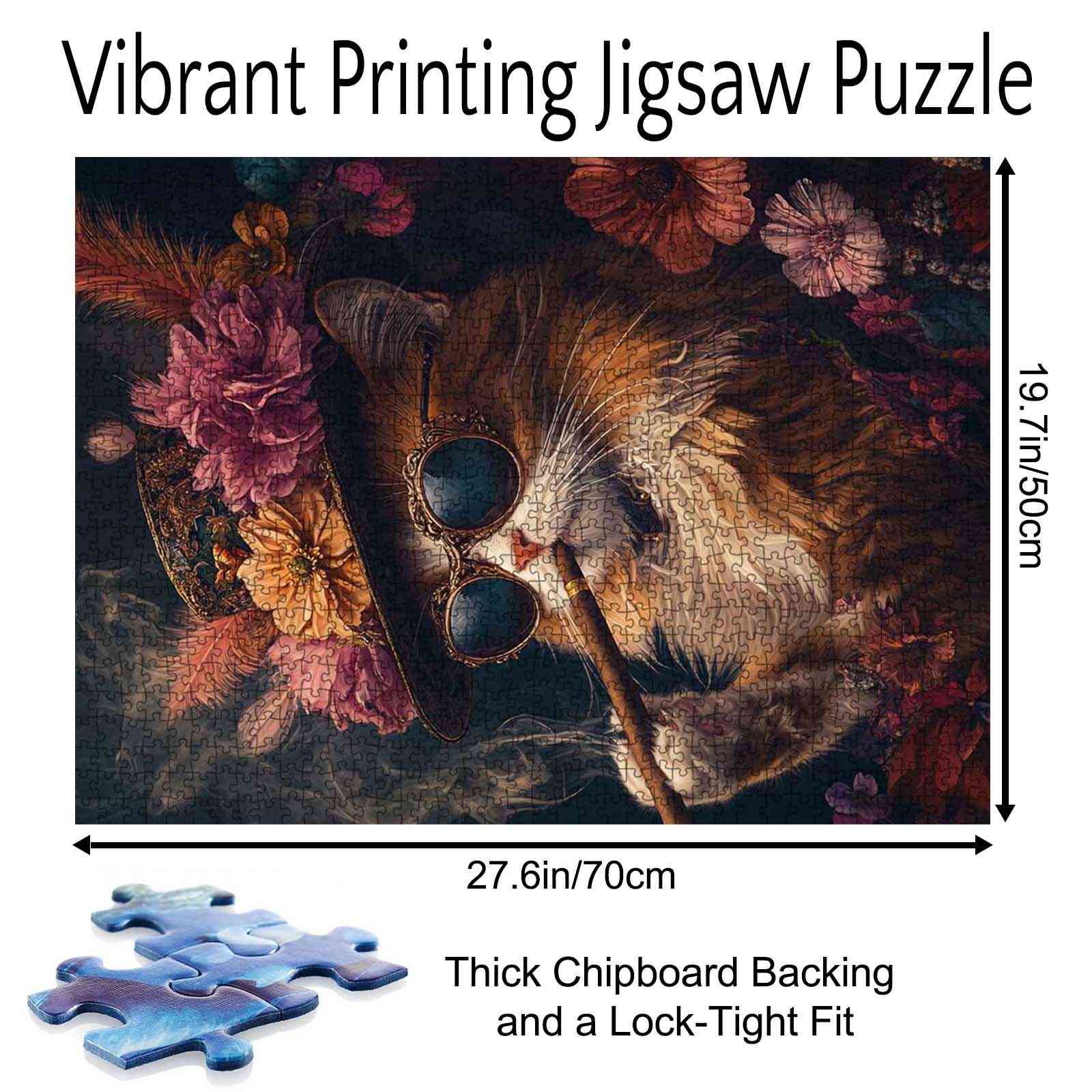 tucocoo-stylish-cat-with-cigars-puzzle-1000-teile image 5