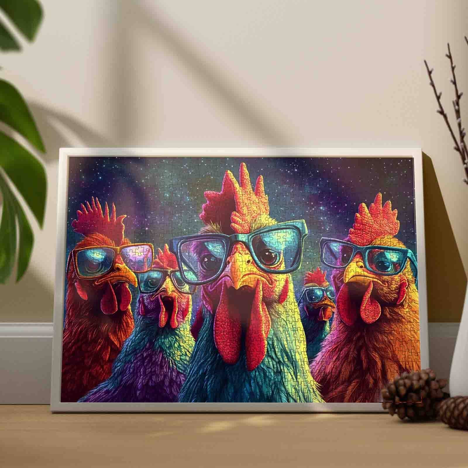 tucocoo-5-roosters-sunglasses-puzzle-1000-teile-h-hne image 3
