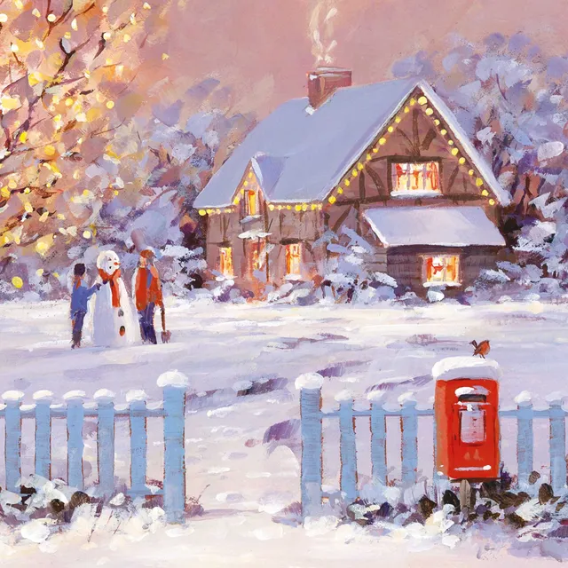 otter-house-christmas-let-s-build-a-snowman-weihnachtskarten-charity image 1