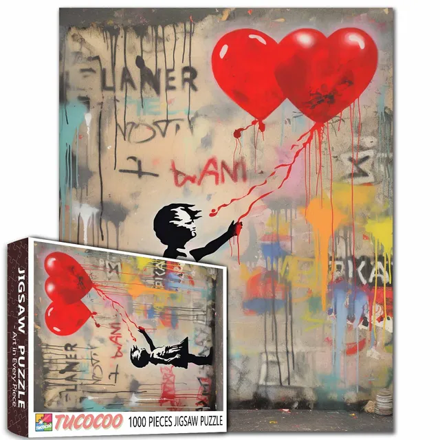 tucocoo-jigsaw-red-heart-balloons-puzzle-1000-teile-graffiti image 1
