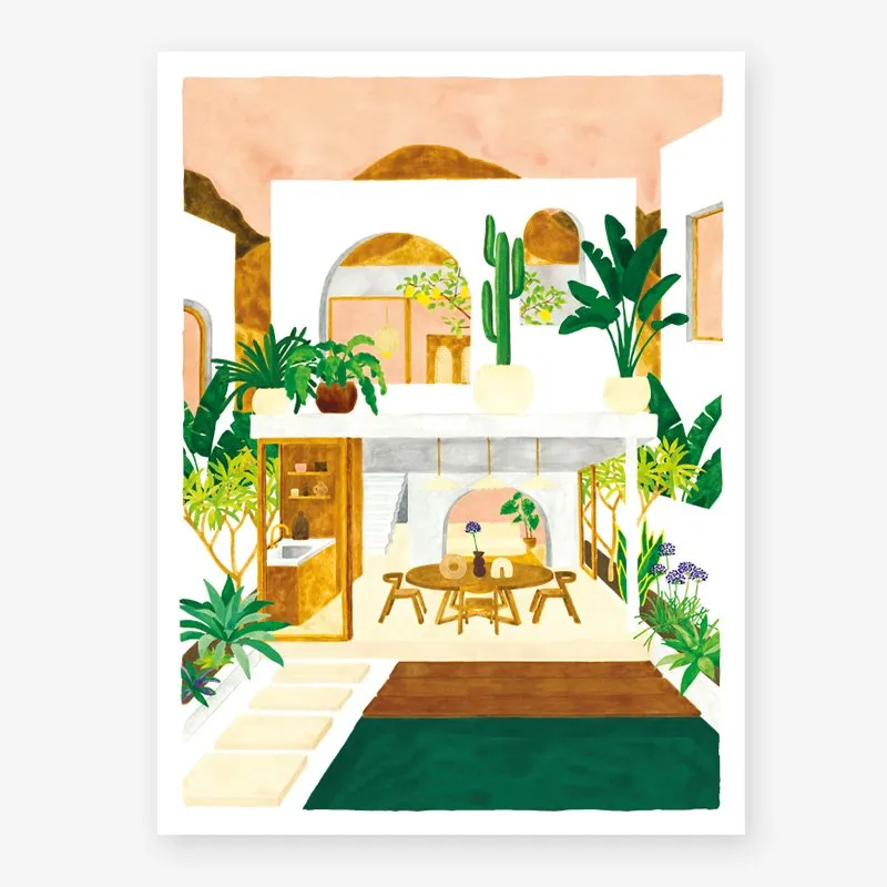 all-the-ways-to-say-san-diego-poster-aquarell-interieur image 1