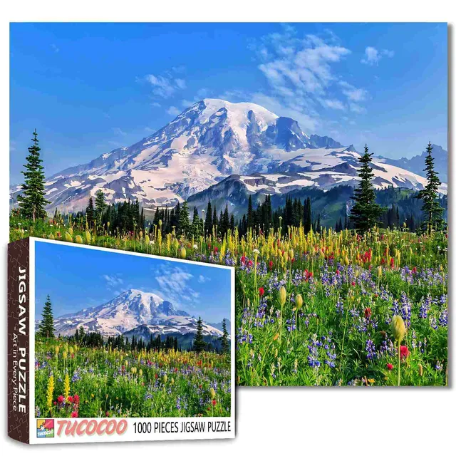 tucocoo-mount-rainier-puzzle-1000-teile-landschaft image 1