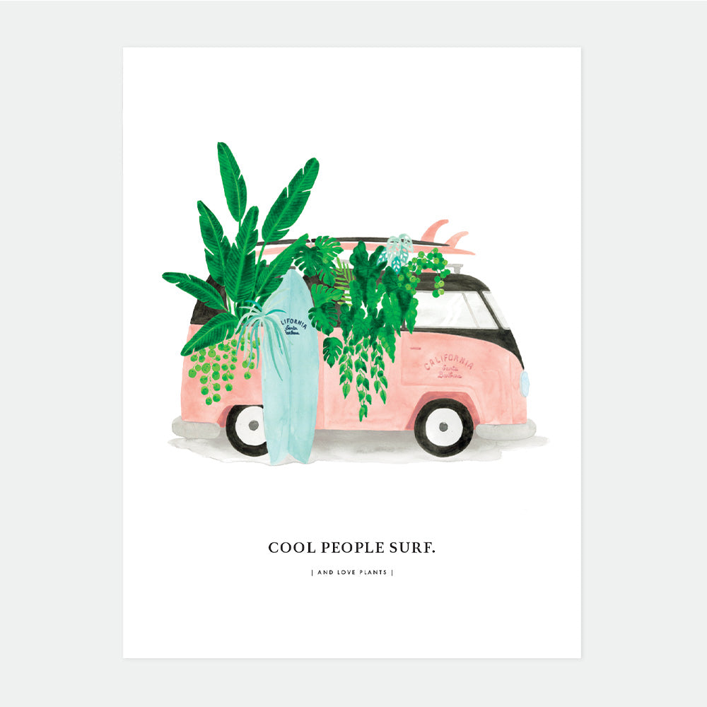 all-the-ways-to-say-surf-and-plants-poster-sommer-50x70-cm image 1