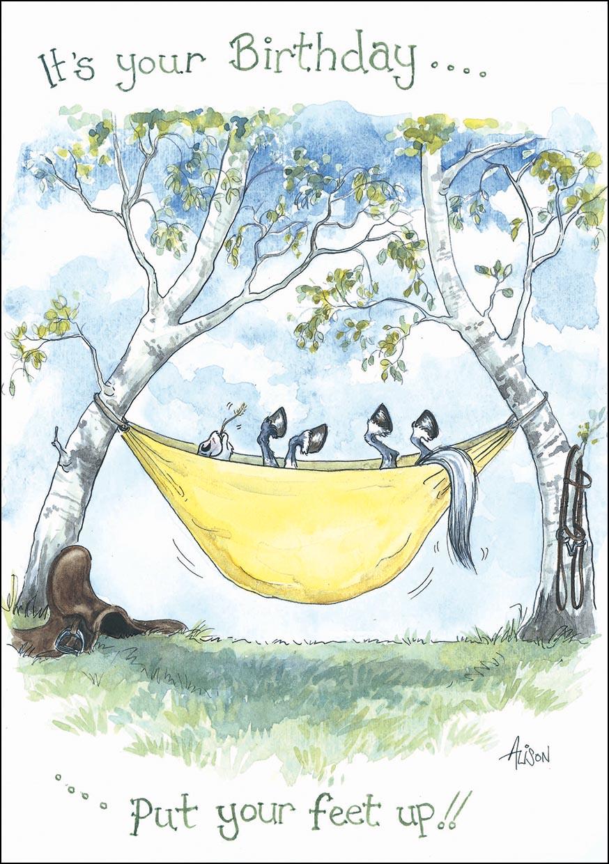 otter-house-alison-s-animals-put-your-feet-up-karte-150x210mm image 1