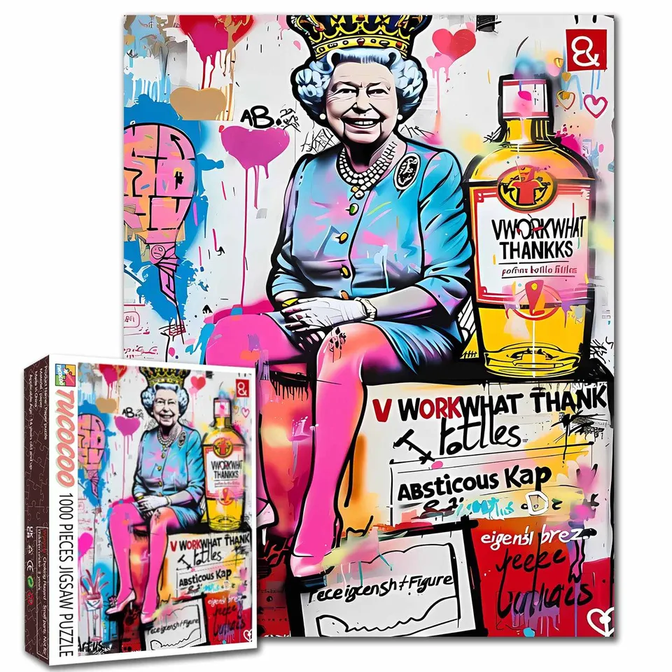 tucocoo-graffiti-queen-pop-art-puzzle-1000-teile-street-art image 1
