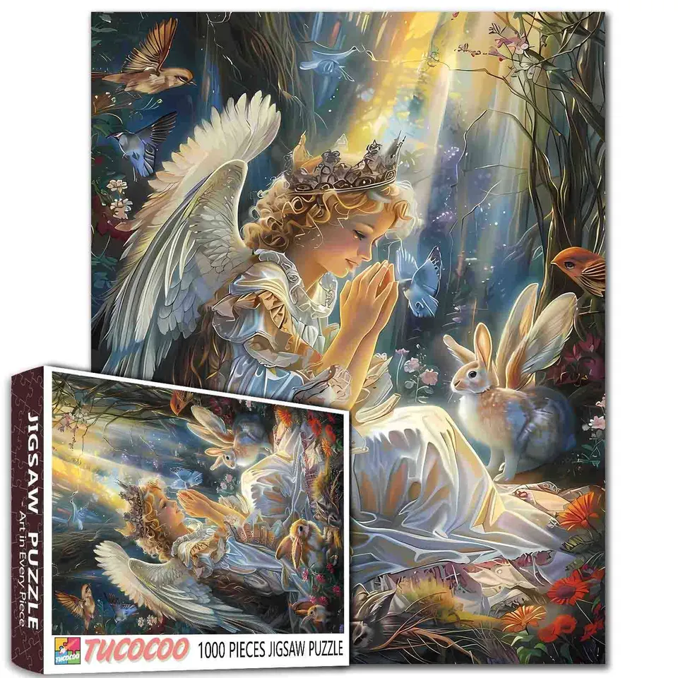 tucocoo-forest-guardian-angel-puzzle-1000-teile-engel image 1