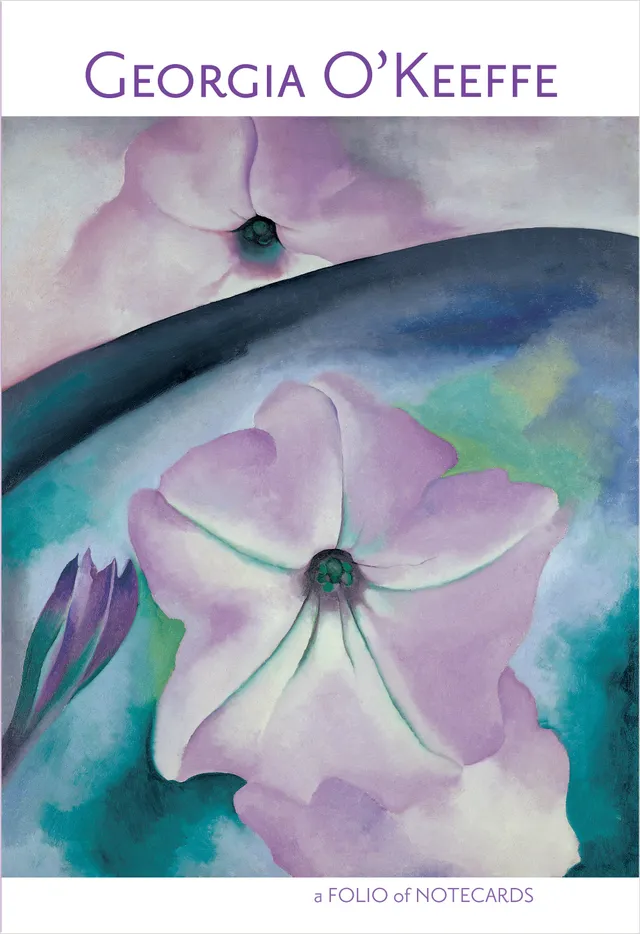 pomegranate-o-keeffe-paintings-notecard-set-blumen-10-karten image 1