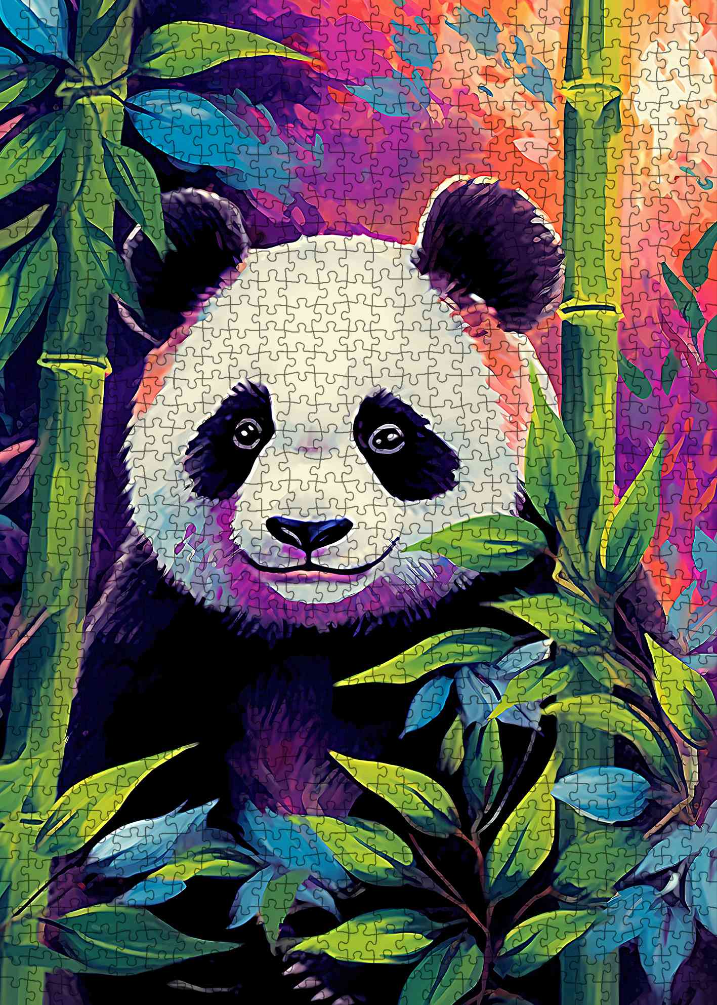 tucocoo-jigsaw-panda-bamboo-forest-puzzle-1000-teile-tiere image 2