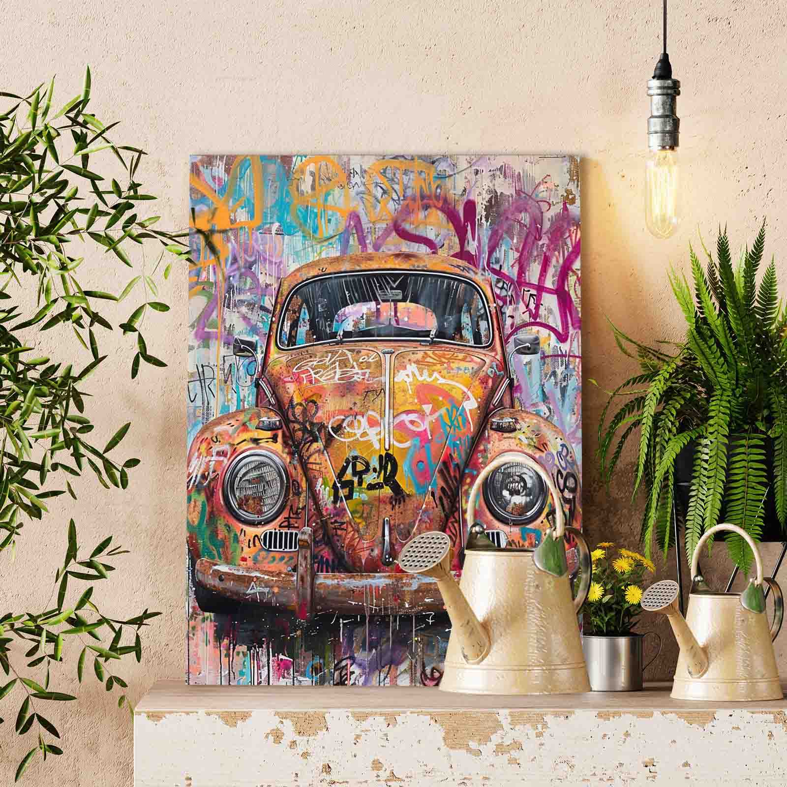 tucocoo-paint-by-numbers-graffiti-vintage-beetle-malen-nach-zahlen-40x50 image 2