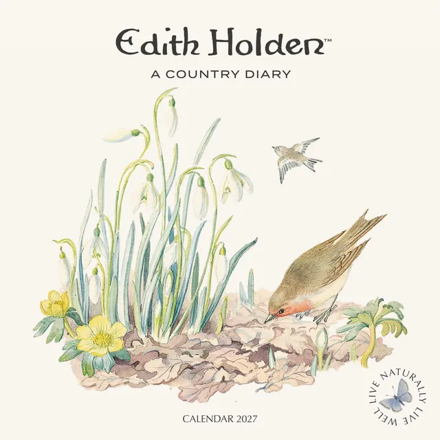 otter-house-country-diary-edith-holden-wandkalender-2027-kunst image 1