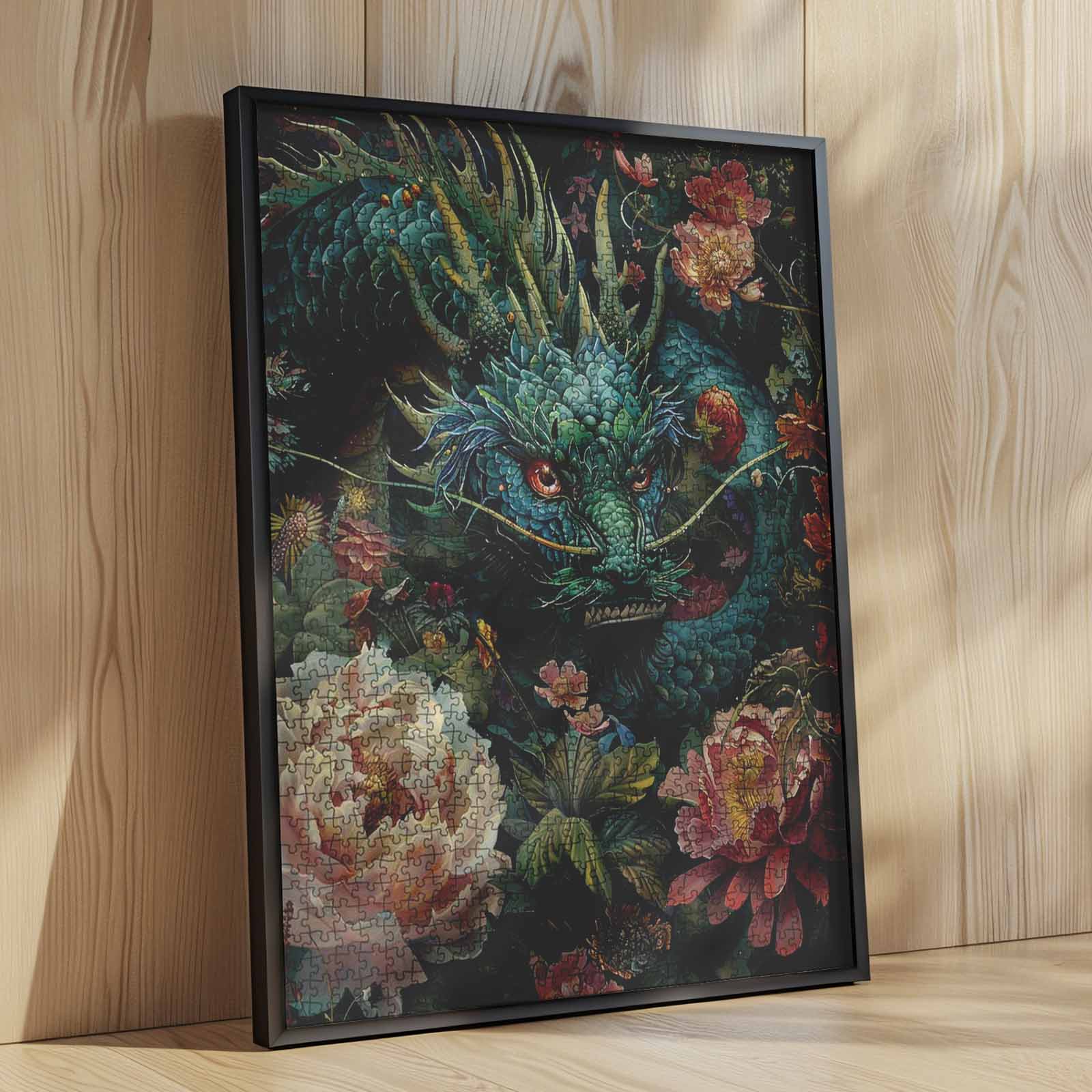 tucocoo-dragon-among-flowers-puzzle-1000-teile-drache image 4