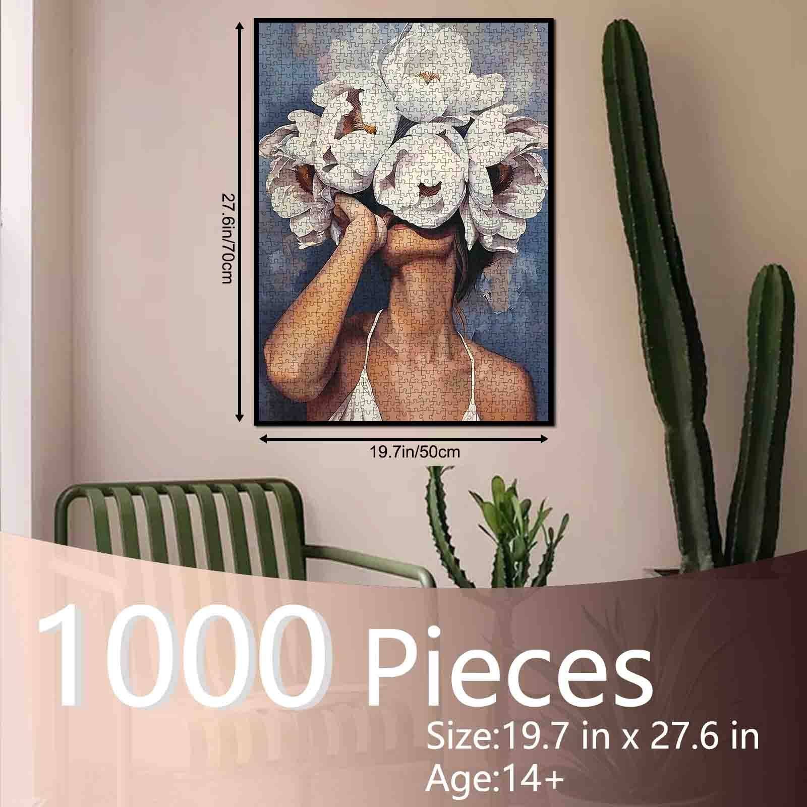tucocoo-jigsaw-puzzles-wei-e-blume-puzzle-1000-teile-portrait image 5