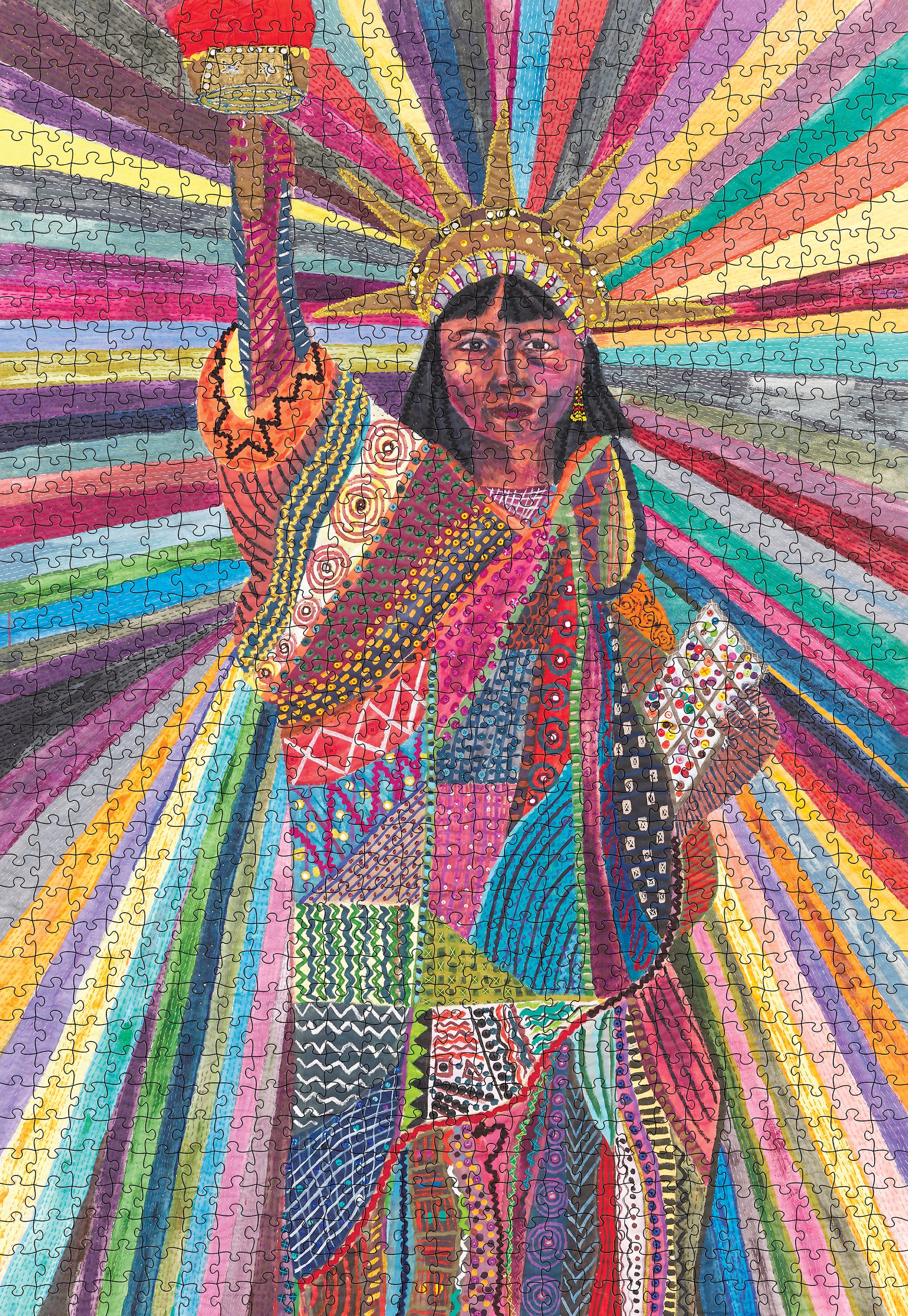 pomegranate-pacita-abad-l-a-liberty-puzzle-1000-teile image 2