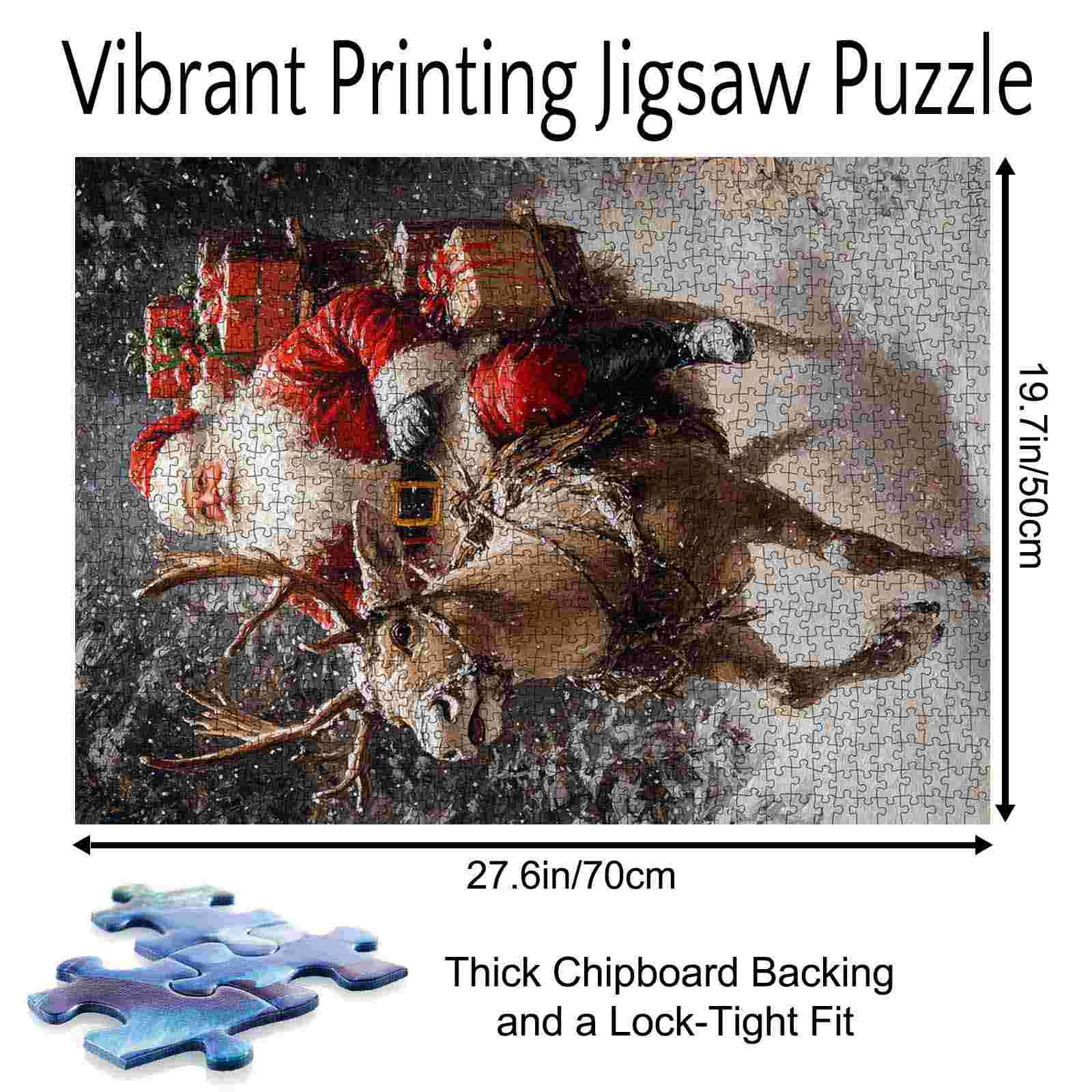 tucocoo-santa-riding-reindeer-puzzle-1000-teile image 5