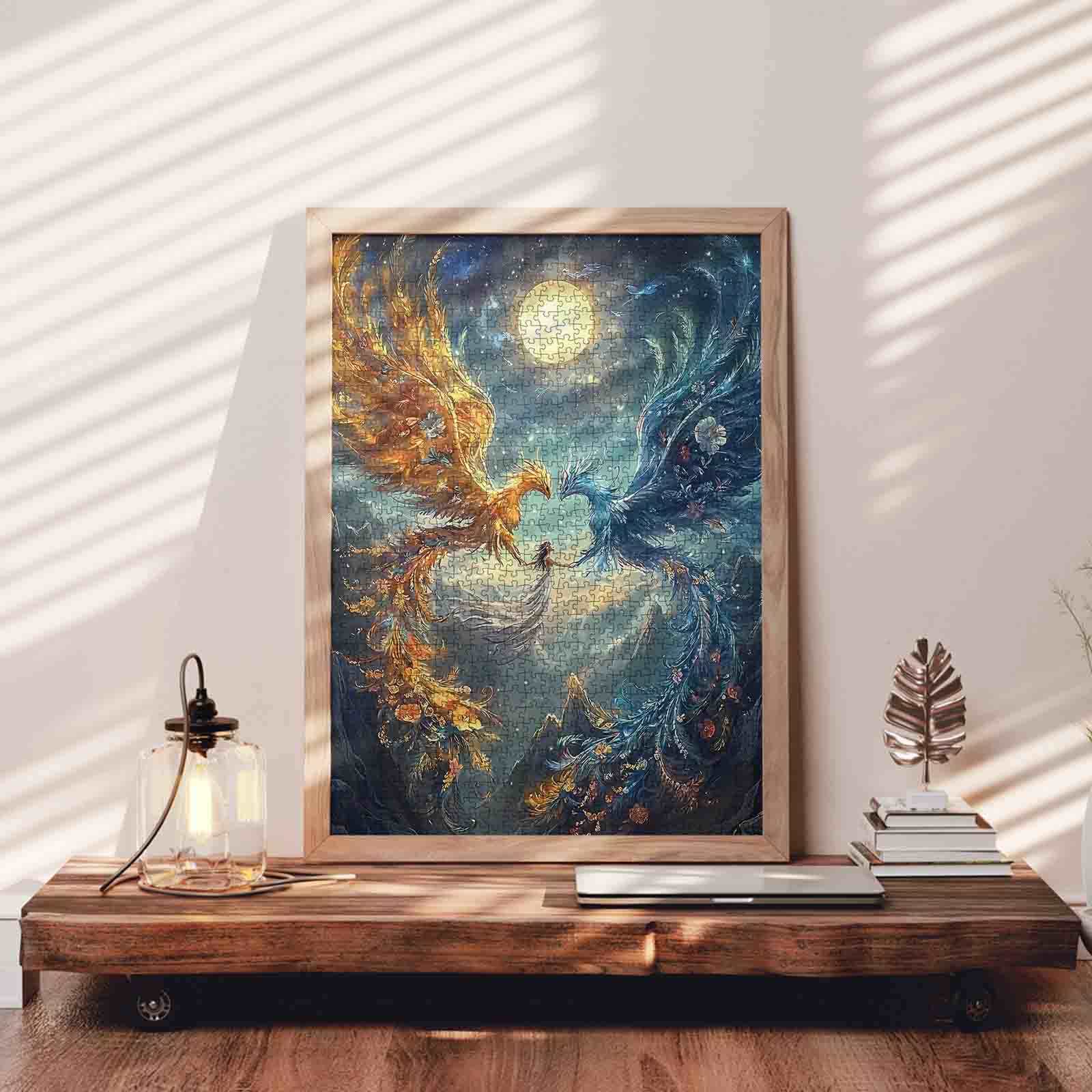 tucocoo-celestial-phoenix-dance-puzzle-1000-teile-fantasy image 3
