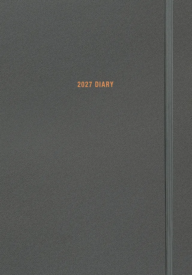otter-house-fashion-diary-charcoal-a5-terminkalender-2027 image 1