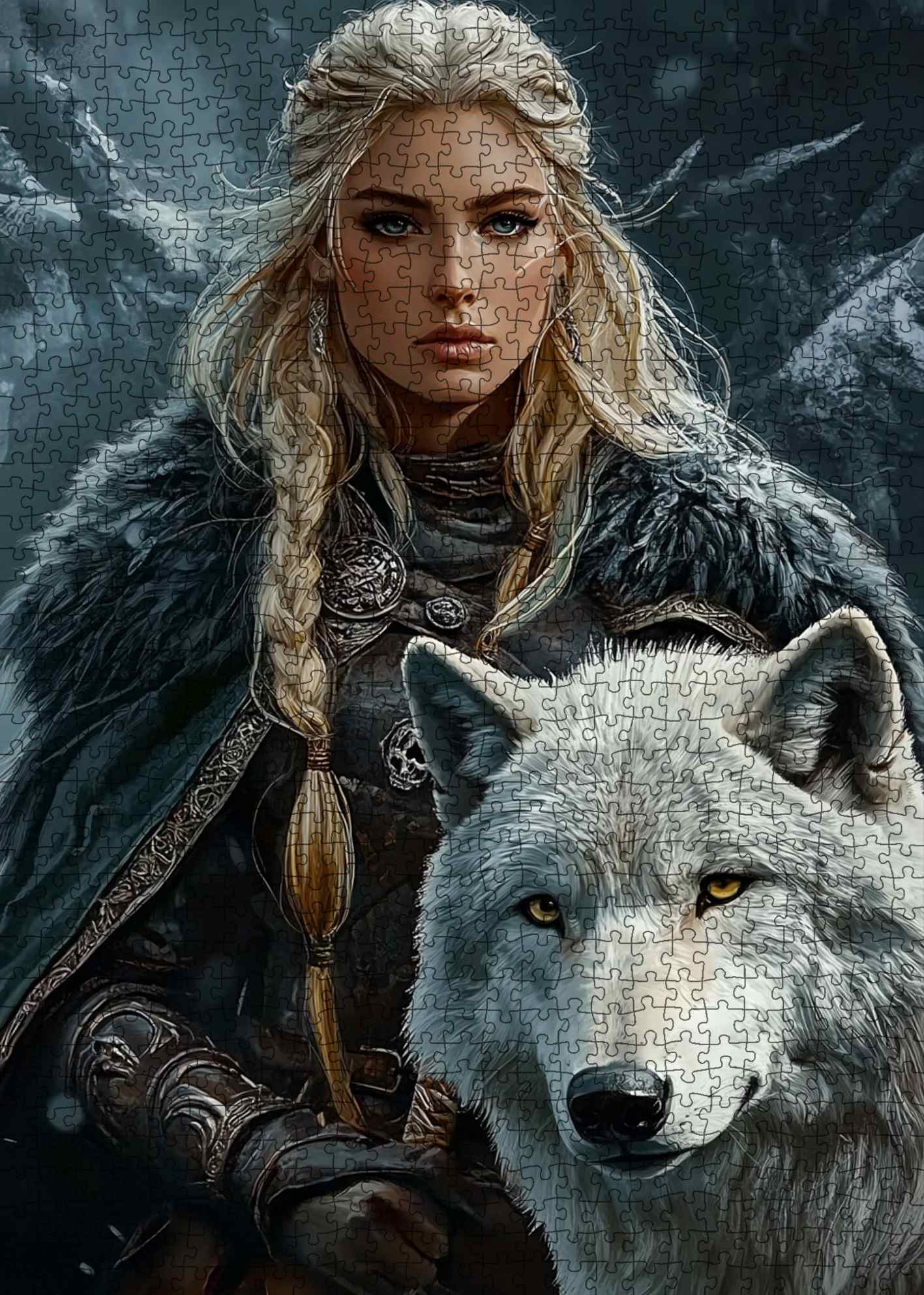 tucocoo-jigsaw-valkyrie-of-the-north-puzzle-1000-teile-fantasy image 2
