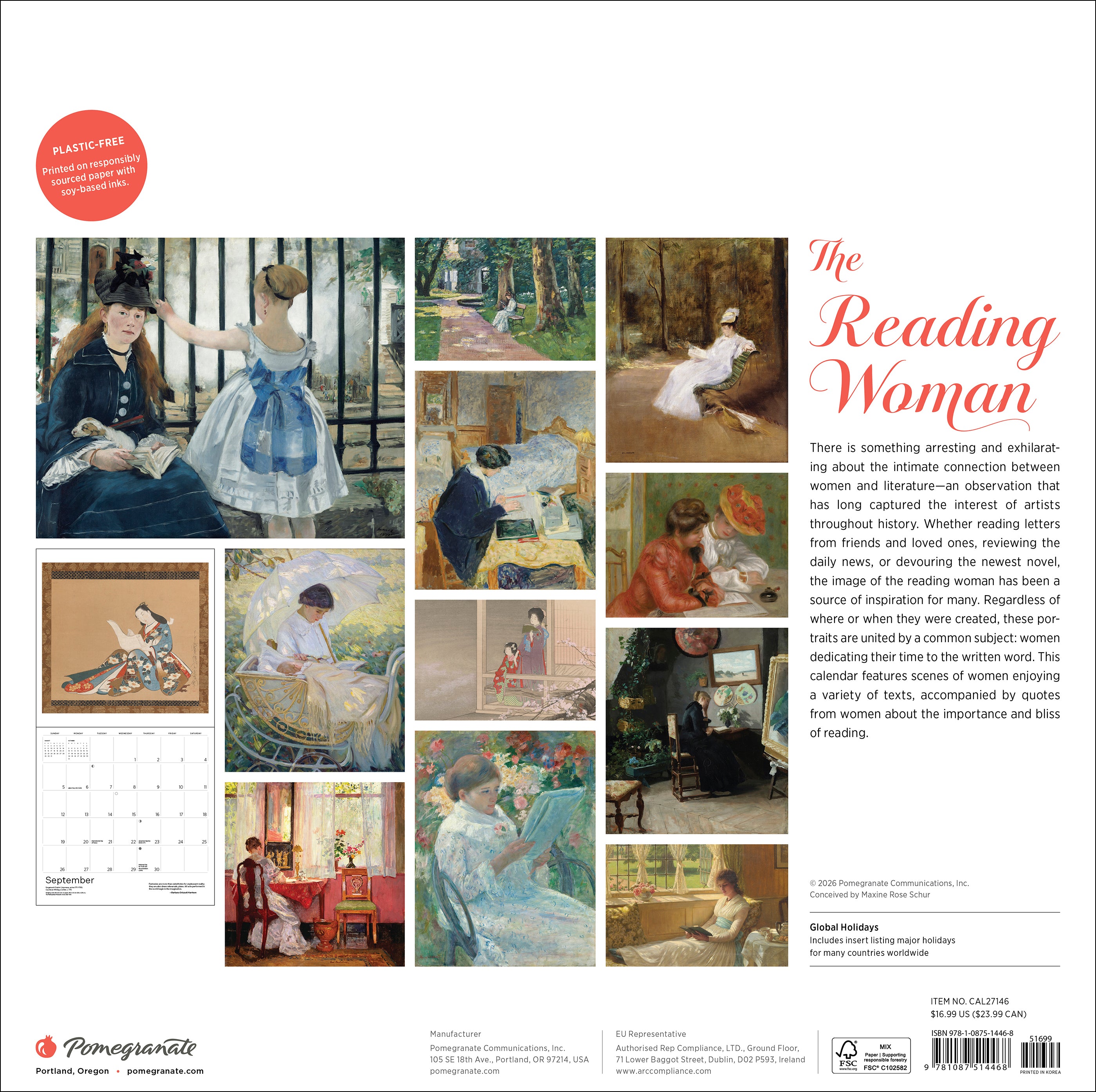 pomegranate-reading-woman-2027-wandkalender-literatur image 8