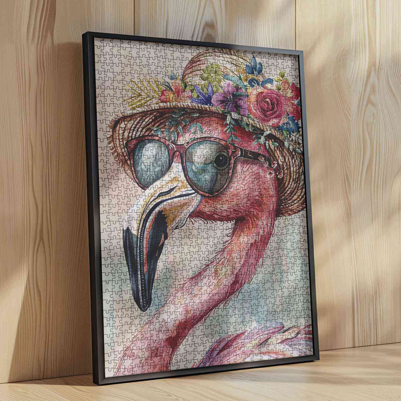 tucocoo-flamingo-flower-crown-puzzle-1000-teile image 4