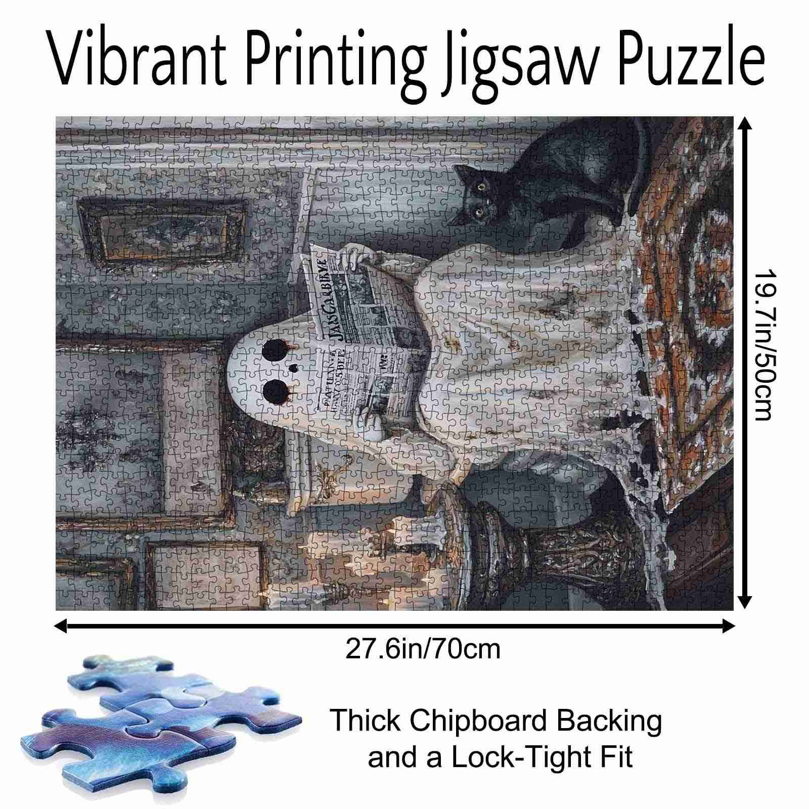 tucocoo-ghostly-reading-moment-puzzle-1000-teile-geist image 5