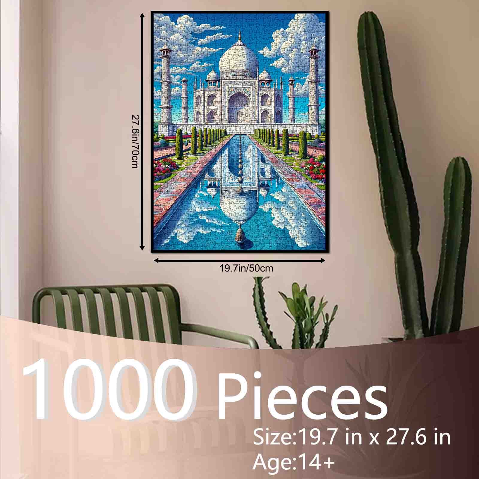 tucocoo-majestic-taj-mahal-reflection-puzzle-1000-teile image 5