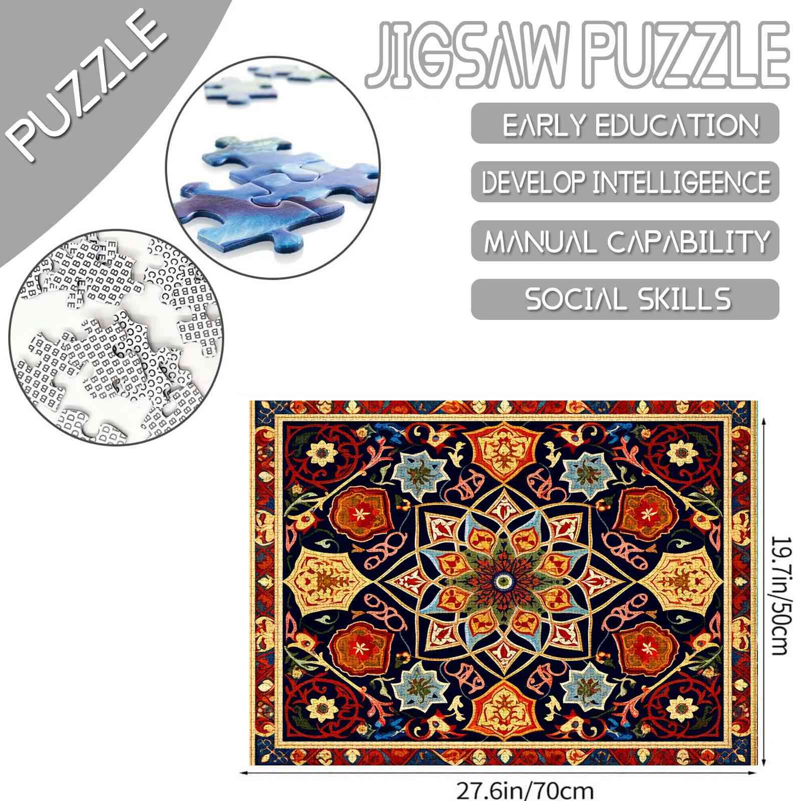 tucocoo-mandala-flower-puzzle-1000-teile-blumen image 4