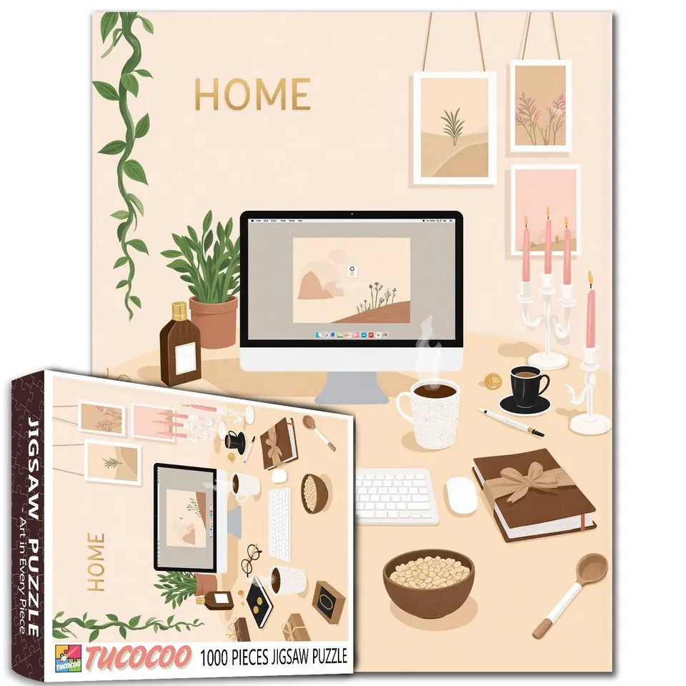 tucocoo-cozy-home-office-puzzle-1000-teile-homeoffice image 1