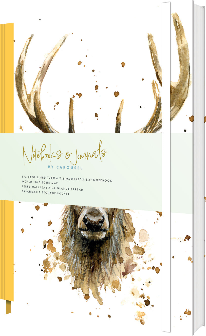 otter-house-bree-merryn-stag-a5-notizbuch-hirsch-175-seiten image 2
