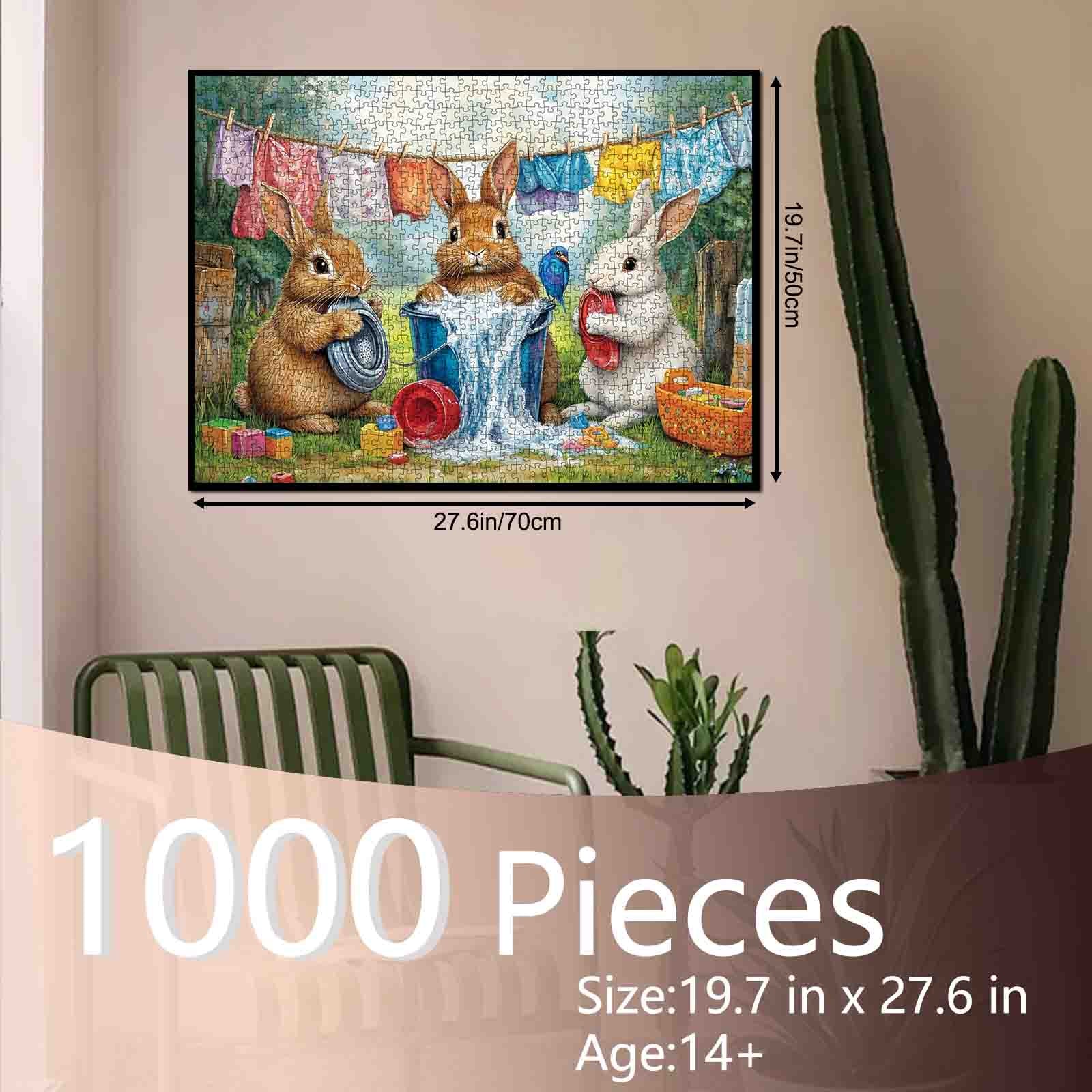 tucocoo-playful-bunnies-laundry-puzzle-1000-teile-hasen image 5