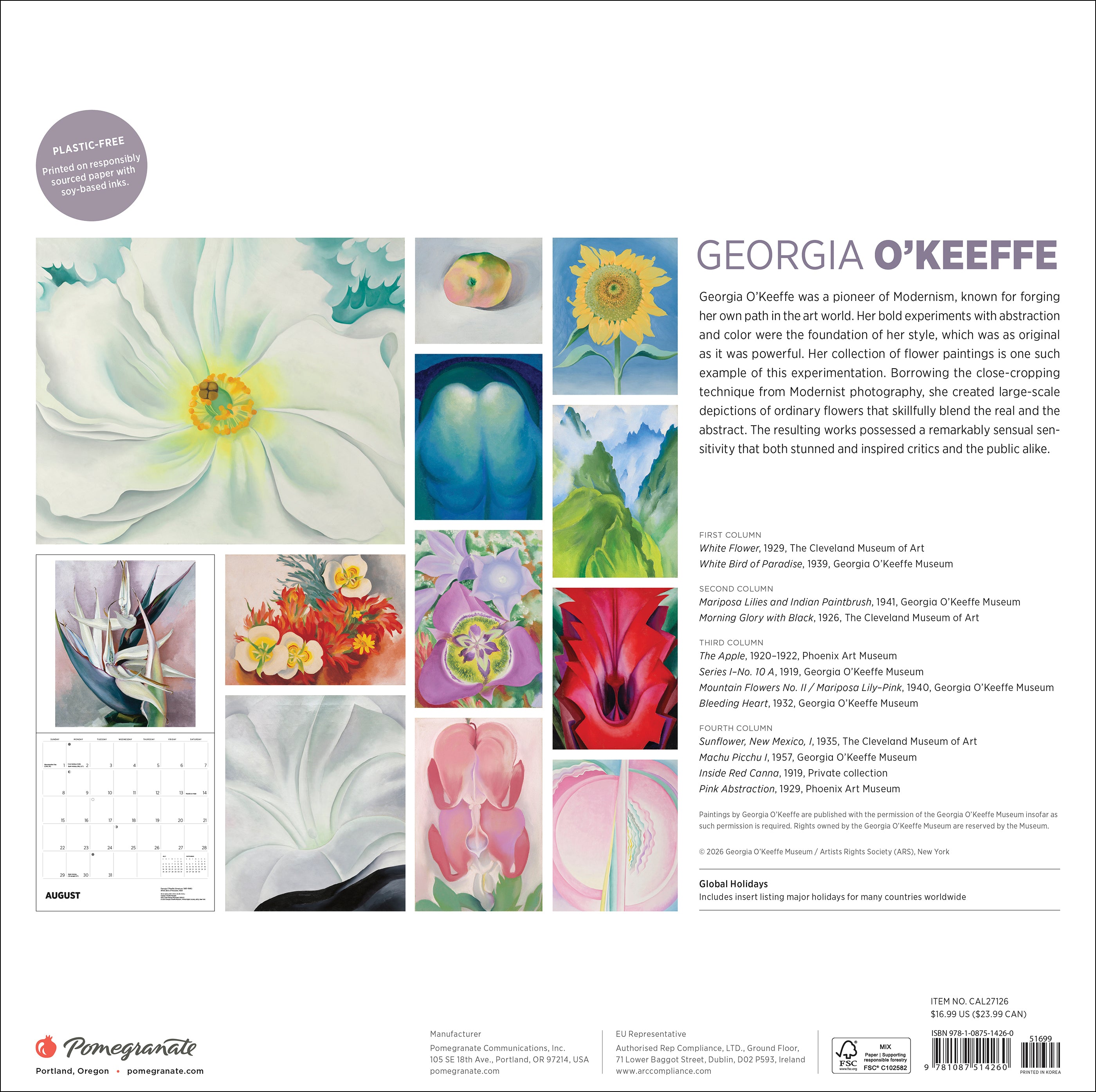 pomegranate-georgia-o-keeffe-2027-wandkalender-blumen image 8