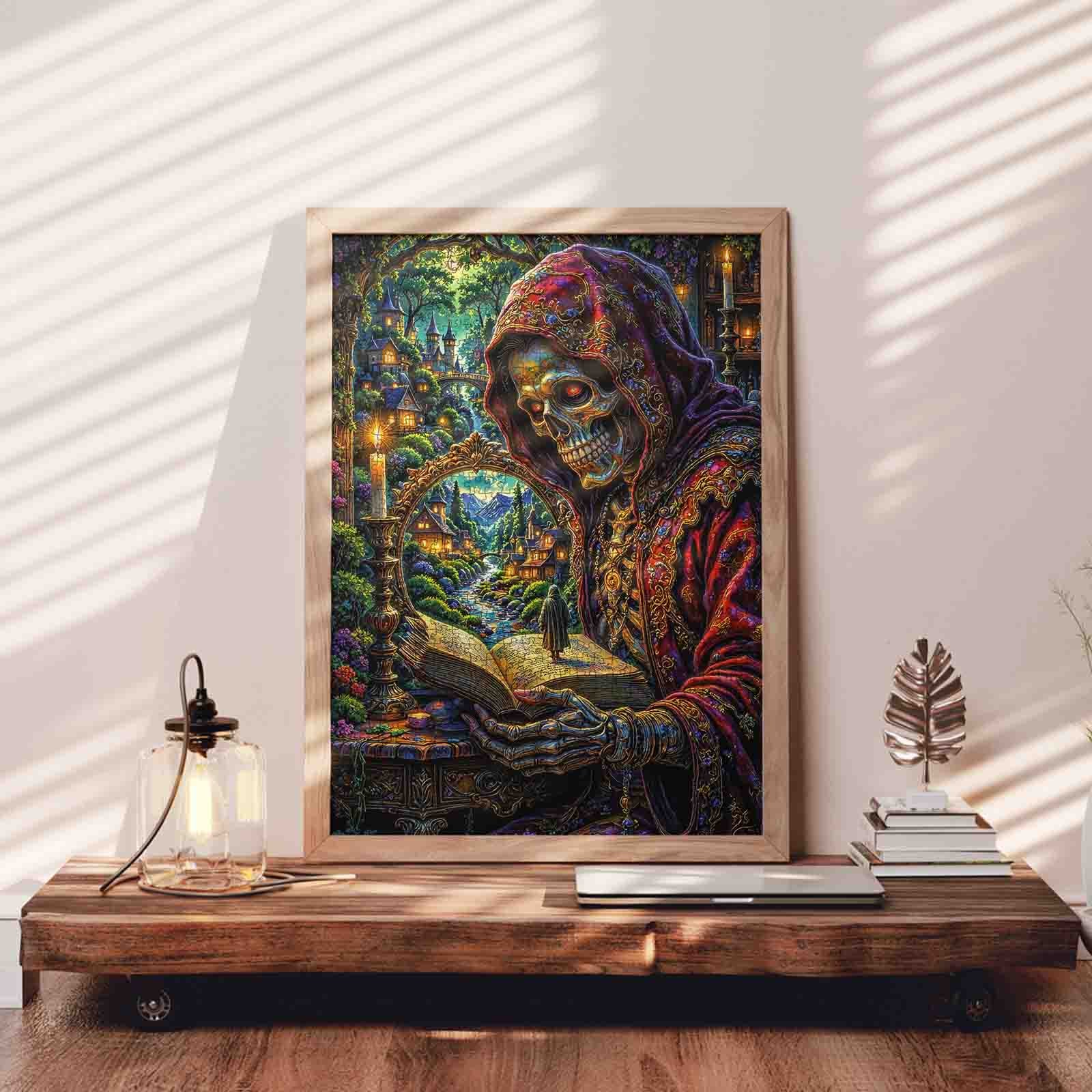 tucocoo-jigsaw-puzzles-mystic-grim-reaper-fantasy-puzzle-1000t image 3