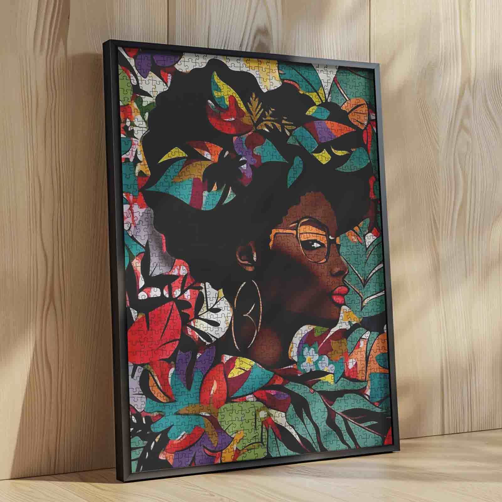 tucocoo-sunglass-painting-puzzle-1000-teile-portrait-frau image 4