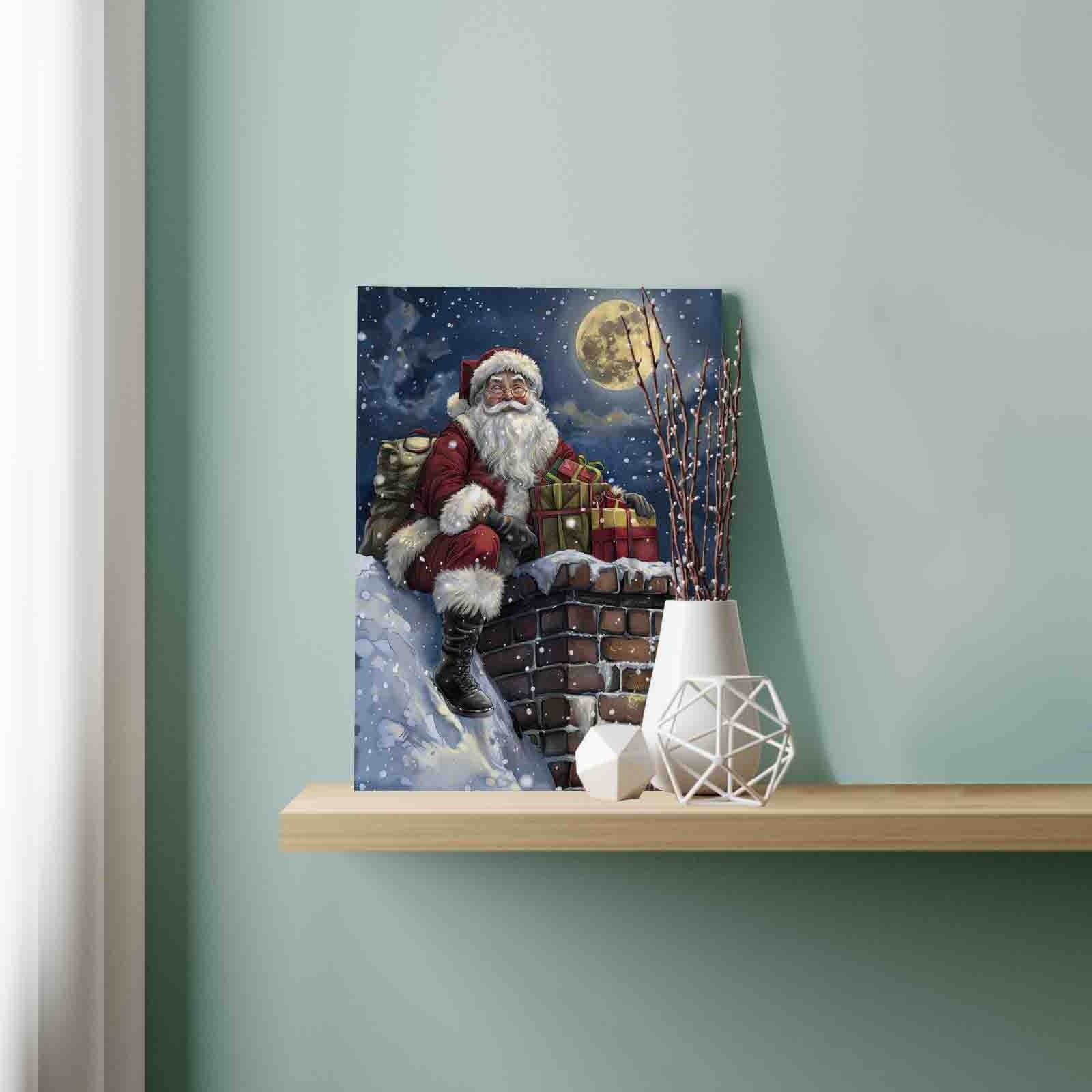 tucocoo-santa-claus-on-the-chimney-malen-nach-zahlen-40x50-weihnachten image 3