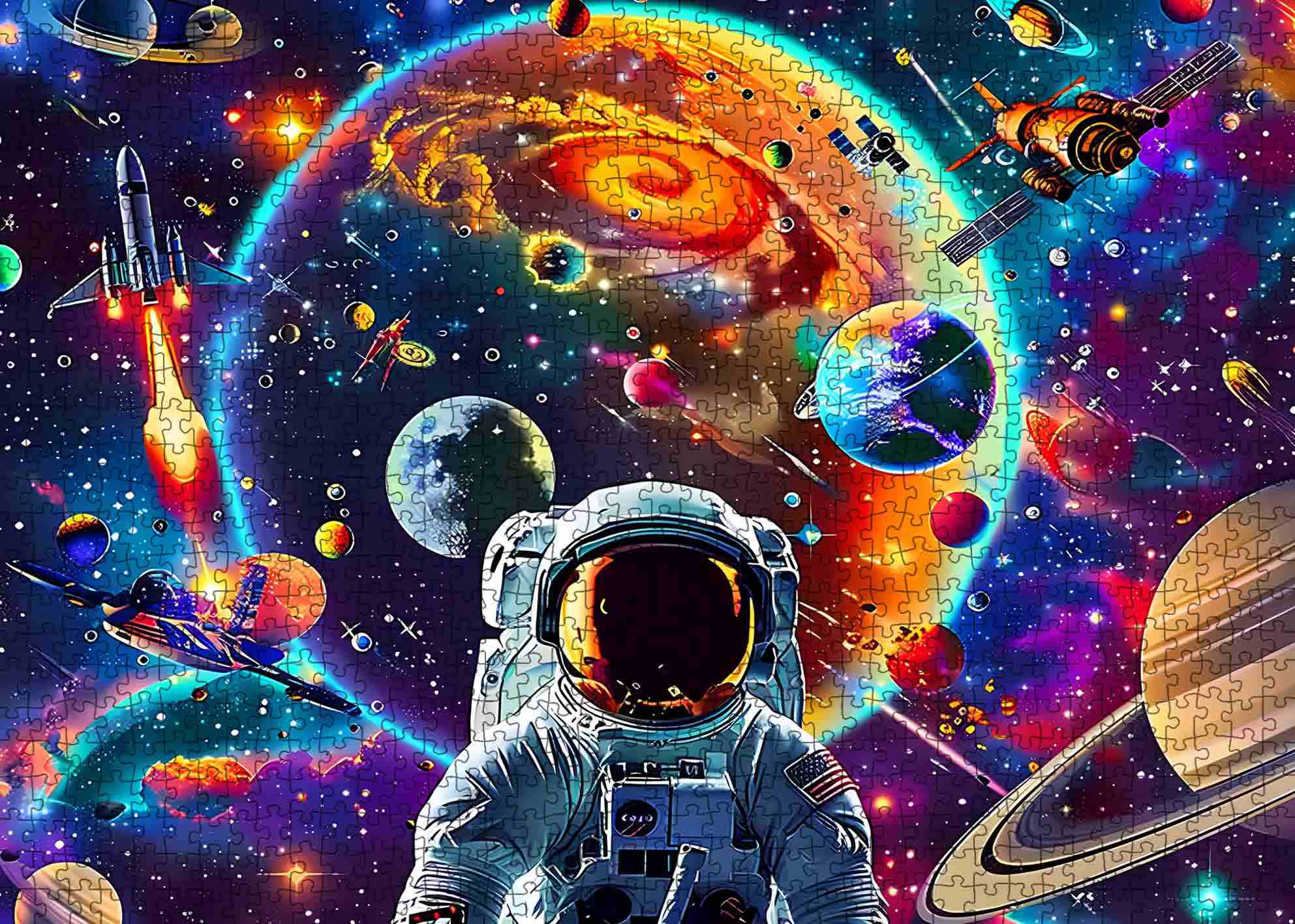 tucocoo-astronaut-with-galaxy-puzzle-1000-teile-weltraum image 2