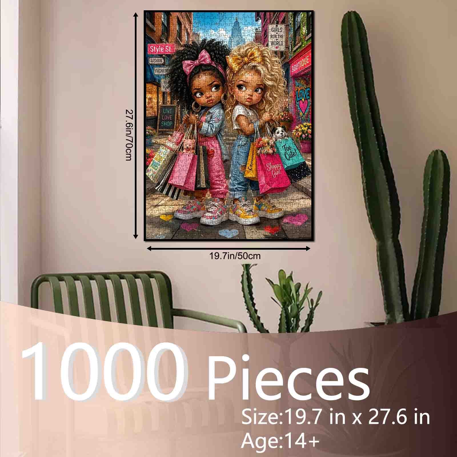 tucocoo-fashion-besties-shopping-day-puzzle-1000-teile-mode image 5