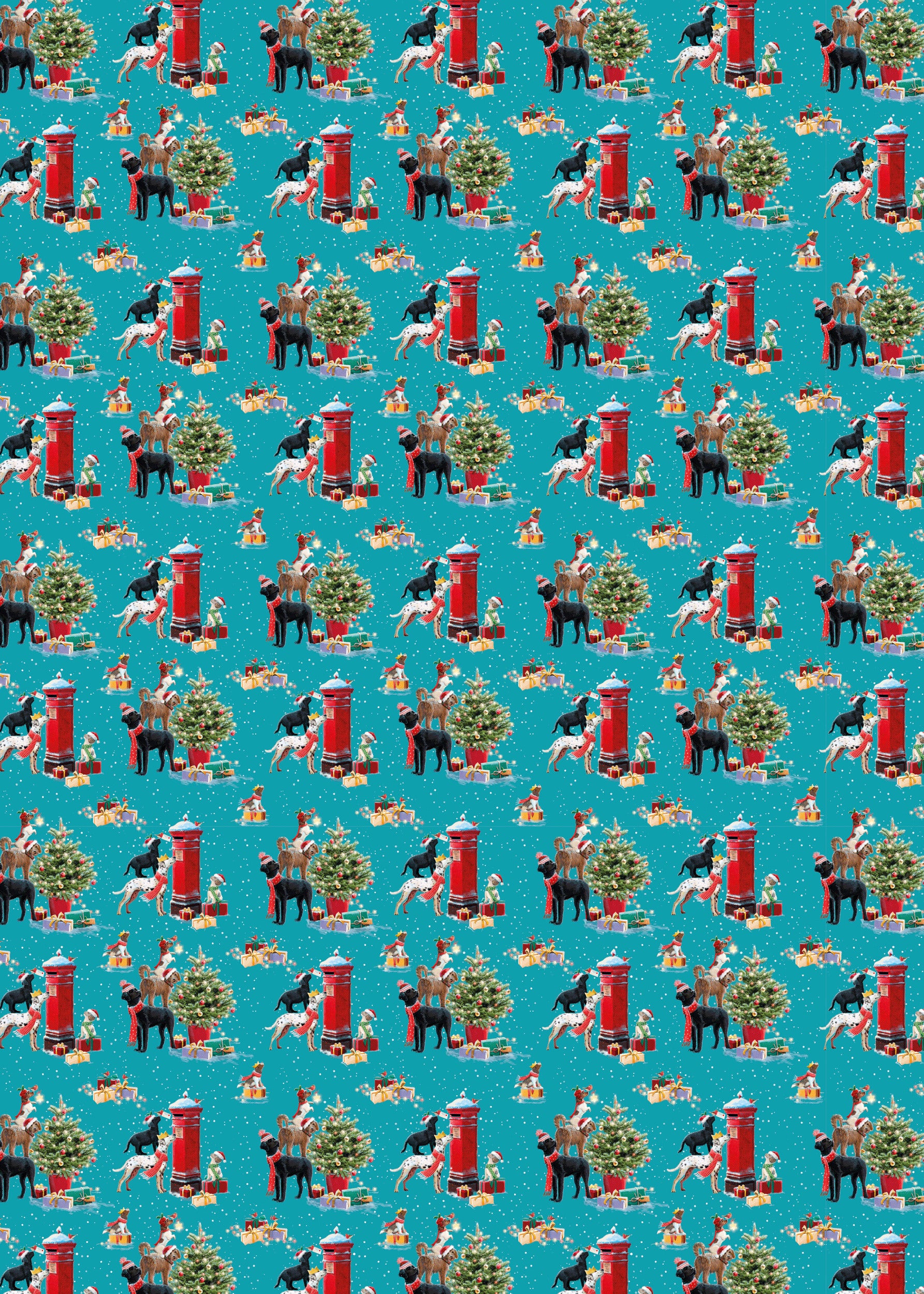 otter-house-little-helpers-geschenkpapier-weihnachten-5-bogen image 2