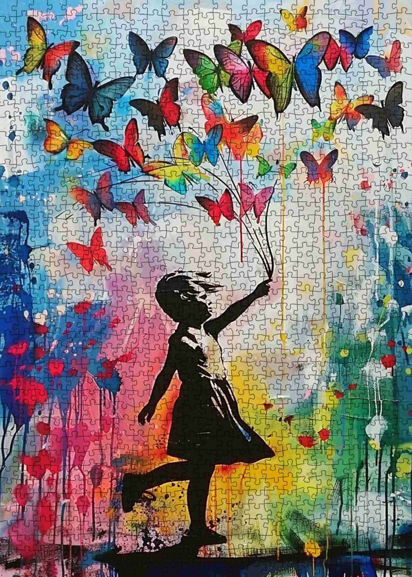 tucocoo-jigsaw-puzzles-graffiti-banksy-butterflies-puzzle-1000-teile image 2