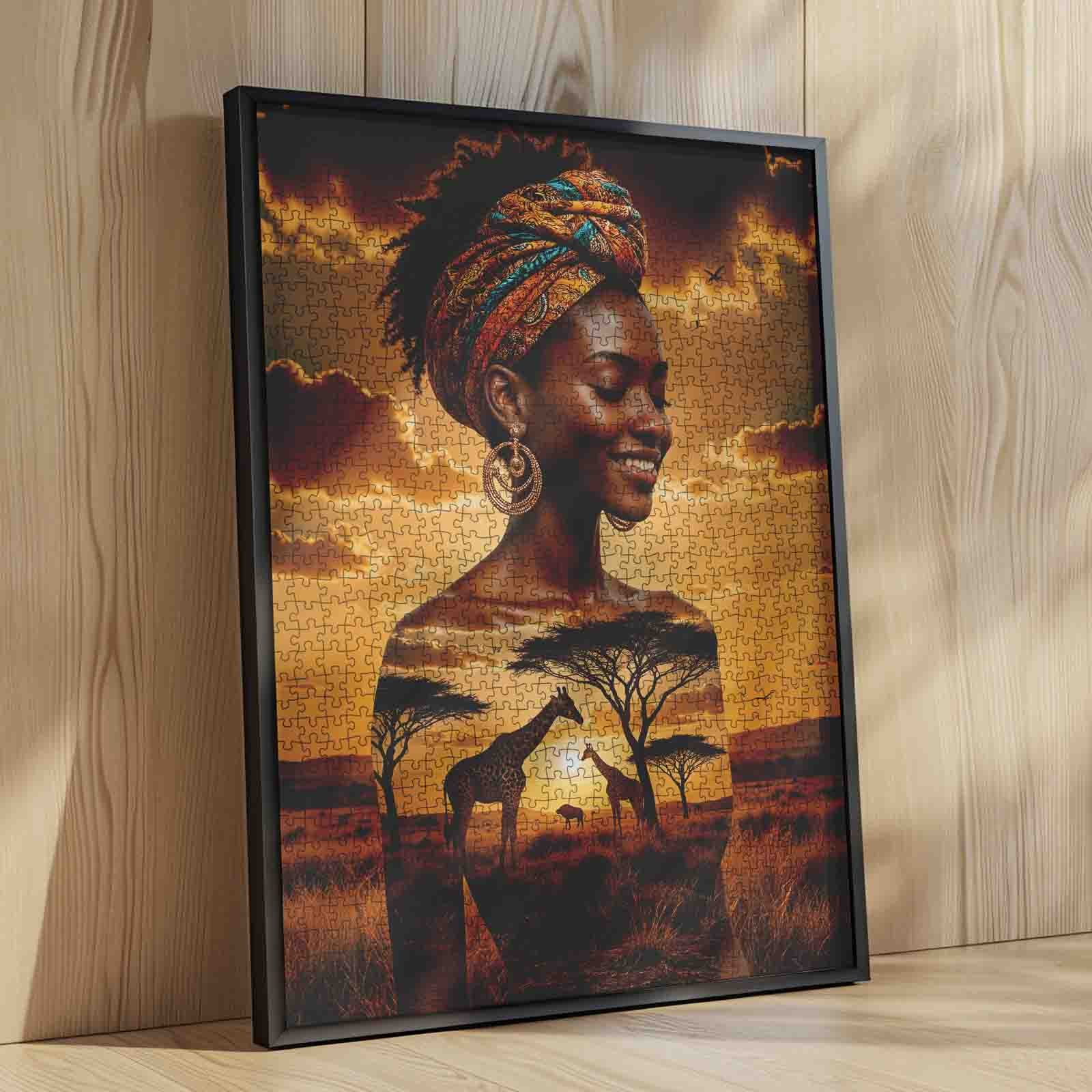 tucocoo-african-sunset-spirit-puzzle-1000-teile-savanne image 4