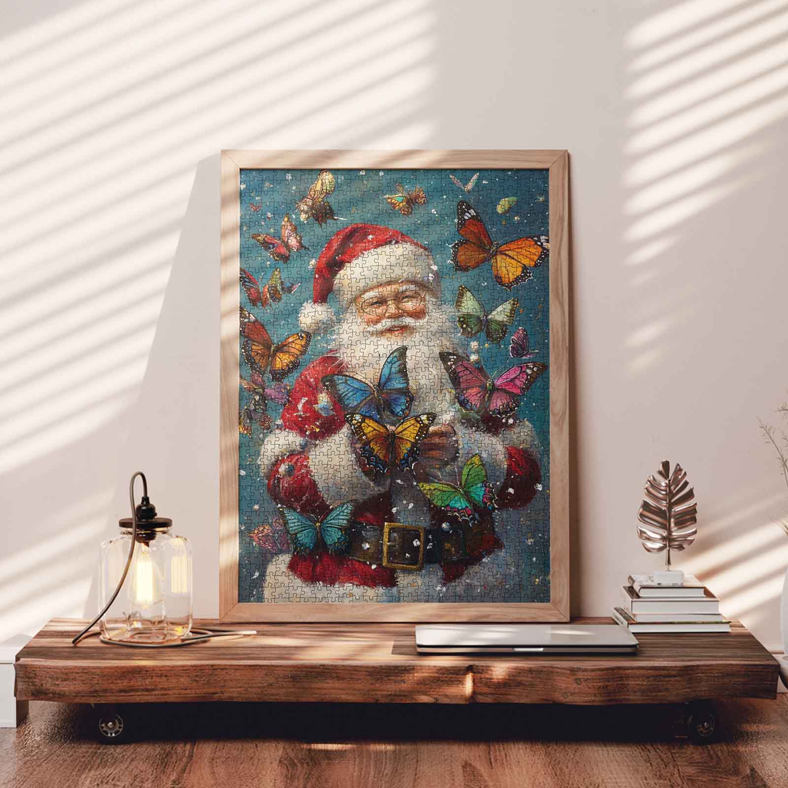 tucocoo-santa-and-butterflies-puzzle-1000-teile-weihnachten image 3