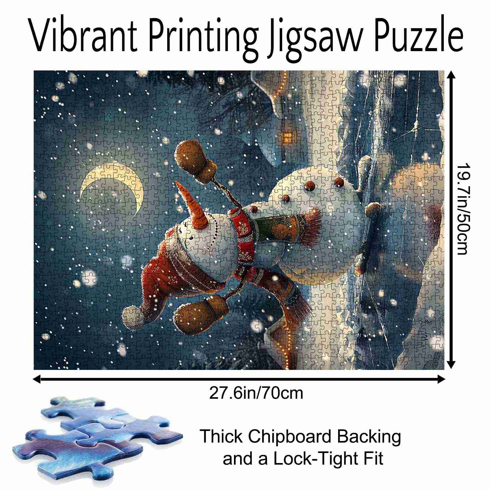 tucocoo-christmas-snowman-skating-puzzle-1000-teile-winter image 5