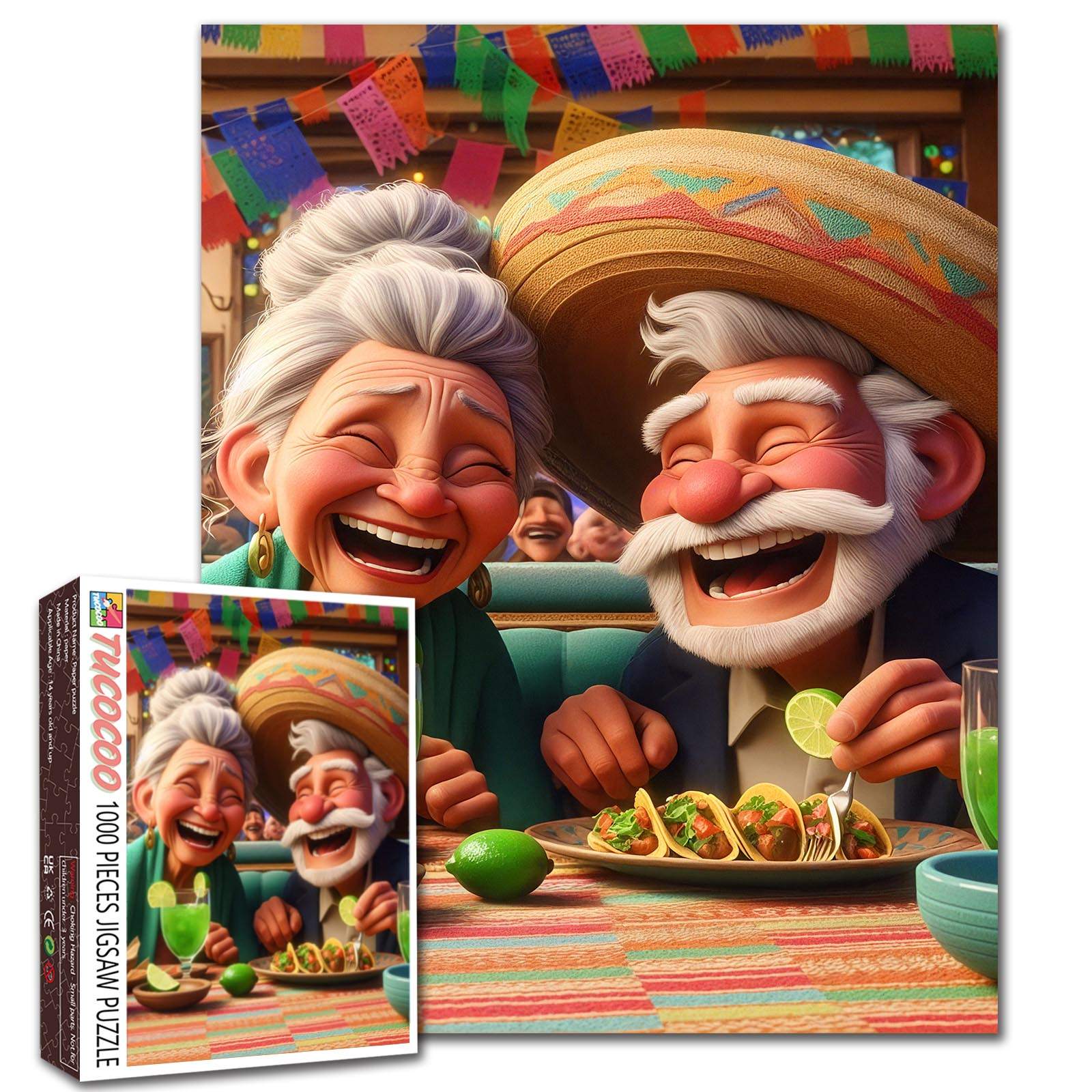 tucocoo-joyful-taco-feast-elders-puzzle-1000-teile image 1