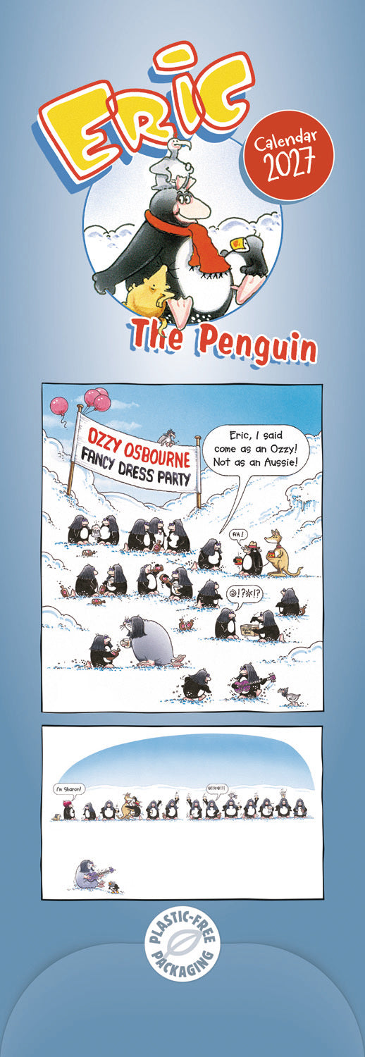 otter-house-eric-the-penguin-slim-kalender-2027-humor image 1