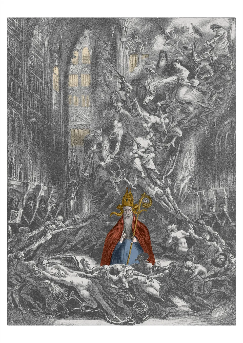 pomegranate-louis-boulanger-witches-sabbath-postkarte-hexen image 1
