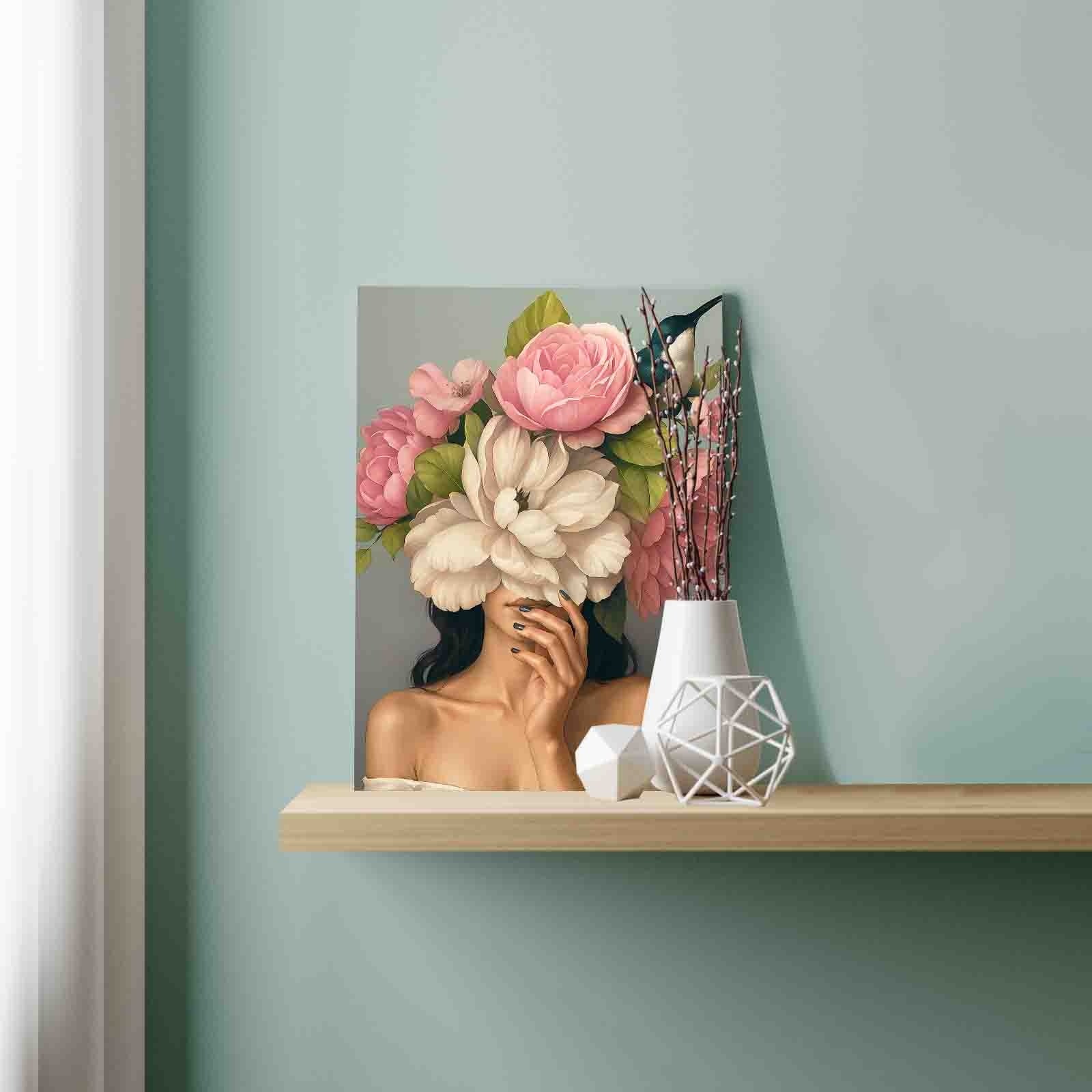 tucocoo-woman-peonies-bird-malen-nach-zahlen-40x50-ohne-rahmen image 3